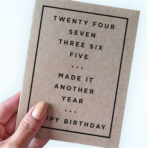 Another Year Older Etsy