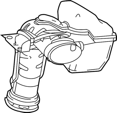 Ford Edge Hose Inlet Air Duct Tube Engine Intake Bb Z B B