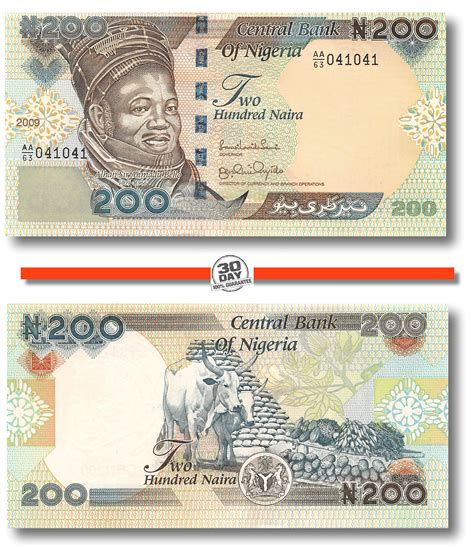 Nigeria 200 Naira 2009 Unc