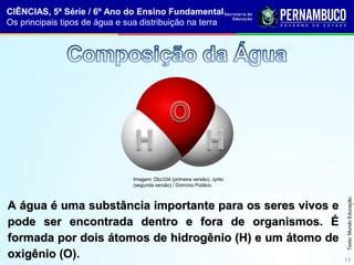 Nome Cientifico Da Agua - Ciencias os principais tipos de agua e sua distribuicao na terra | PPT