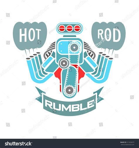 Engine Car Hot Rod T Shirt Engine Stock Vector Royalty Free 511023673 Shutterstock