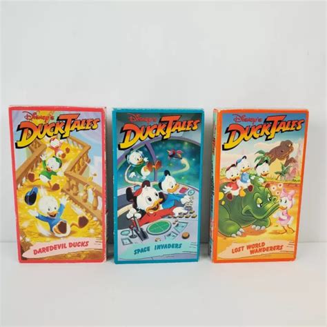 Disney S Ducktales Lot Of Vhs Space Invaders Daredevil Ducks Lost