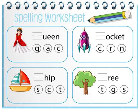 Choose the Right Spelling Worksheet for kids - Worksheets Library