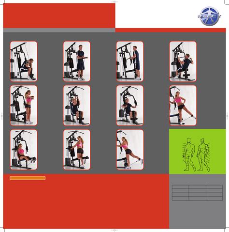 Gym Exercise Chart Free Download