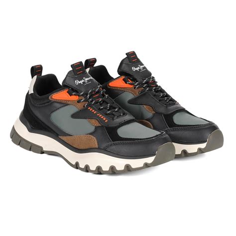 Купить Мужские кроссовки Pepe Jeans London, цвет мультиколор, Модель ...