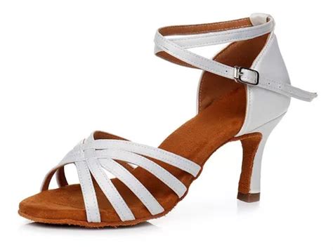 Sapatos Femininos Dança Latina Interior Altura Do Salto 7cm Frete grátis