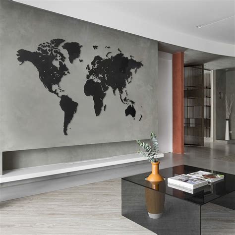 Carte Du Monde Murale Deco Map Monde Deco Murale Planisphere Images