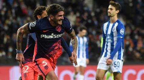 Ver Goles Atl Tico De Madrid Venci A Porto Por Champions League