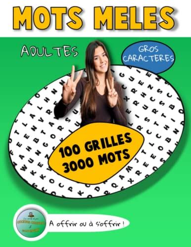 MOTS MELES 100 Grilles 3000 Mots Les Carnets De Jeux Cocktail