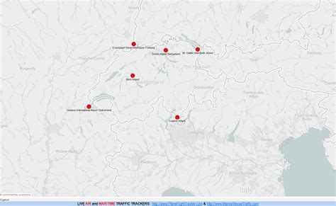 switzerland airports map plane flight tracker