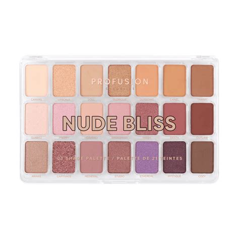 Profusion Cosmetics 21 Shade Eyeshadow Palette Nude Bliss 1 Each Delivery Or Pickup Near Me