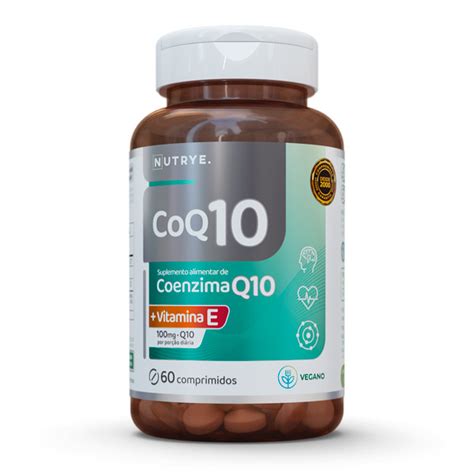 Suplemento De Coenzima Q10 60 Comprimidos Nutrye Suplementos