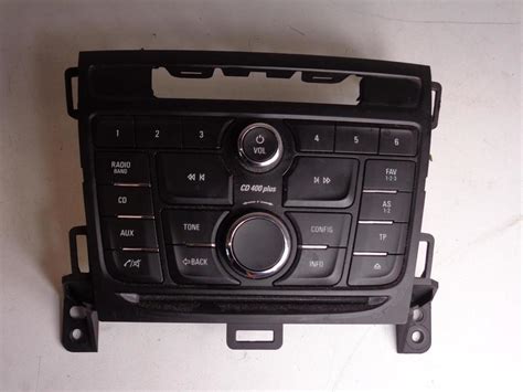 Vauxhall Zafira C Tourer 2012 ON Radio Control Panel CD400 Plus 13435410