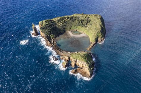 Aerial view of Vila Franca da Campo, Azores Islands - Stock Image - F039/1750 - Science Photo ...