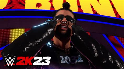 WWE 2K23 Bad Bunny Entrance Signature Finisher YouTube