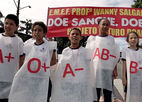 Doa O De Sangue Projeto Promove A Conscientiza O De Estudantes E Da