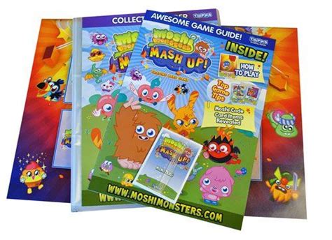 Moshi Monsters Mash Up Trading Card Starter Pack Binder Moshi