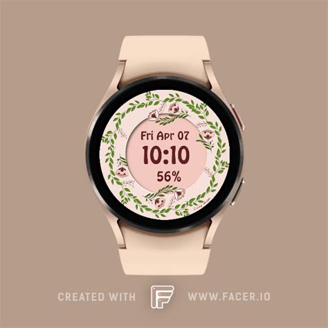 Linlay Designs™ Folk Art Spring Watch Face For Apple Watch Samsung