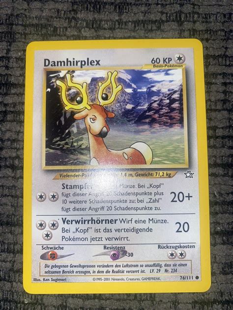 Mavin | pokemon card TCG Stantler neo genesis 76/111 GERMAN