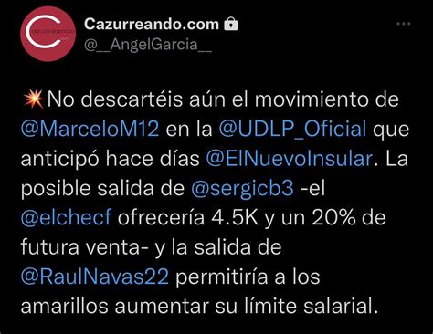 El Nuevo Insular On Twitter Rt Info Udlp Vaya Ultimas Horas Nos