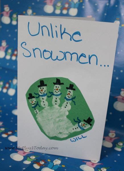 Snowman Hand Print Thank You Cards | Print thank you cards, Hand print ...