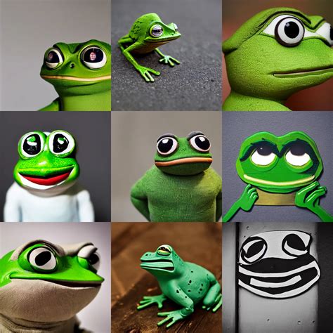 Realistic Fat Pepe The Frog By Steve Mccurry Stable Off