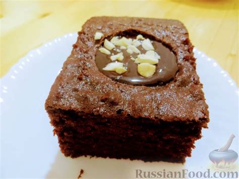 Рецепт: Пирожные "Шоколад в квадрате" на RussianFood.com