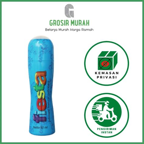 Jual Fiesta Lubricant Gel Sex Anal Natural 50ml Shopee Indonesia