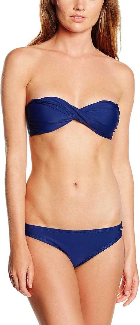 Miami Beach Swimwear Women S Angie Bikini Blue Old Navy Amazon Co Uk Clothing