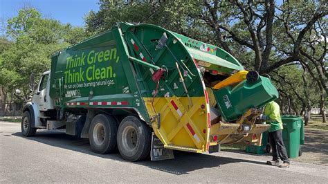 Waste Management Freightliner M Mcneilus Rear Loader Garbage Truck