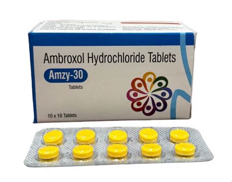 Ambroxol 30Mg Tablets Amzy 30 Tablet At Rs 360 Box Patel Nager Hisar