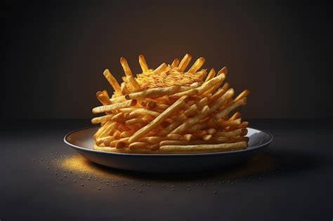 Premium Photo | Crispy and golden french fries