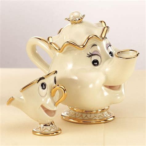 Lenox Classics Disneys Beauty And The Beast Mrs Potts And Chip