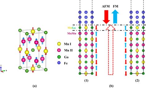 Schematic Illustration Of A D022 Mn3ga Tetragonal Crystal Structure