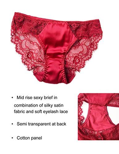 Awake Lingerie Womens Sexy Underwear Set Triangle Bralette And Transparent Knickers Ultra Thin