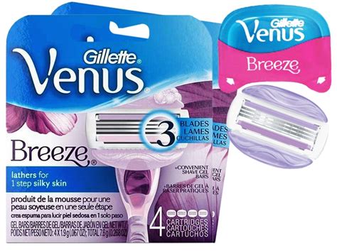 GILLETTE VENUS BREEZE OSTRZA WKŁADY NOŻE x8 8628259206 oficjalne