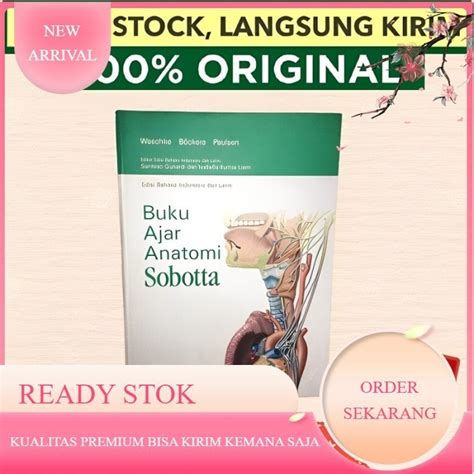 Jual ORIGINAL Sobotta Buku Ajar Anatomi BARU TERBIT Shopee Indonesia