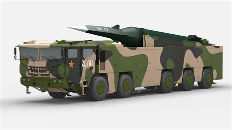 3D chinese df-17 missile model - TurboSquid 1490315