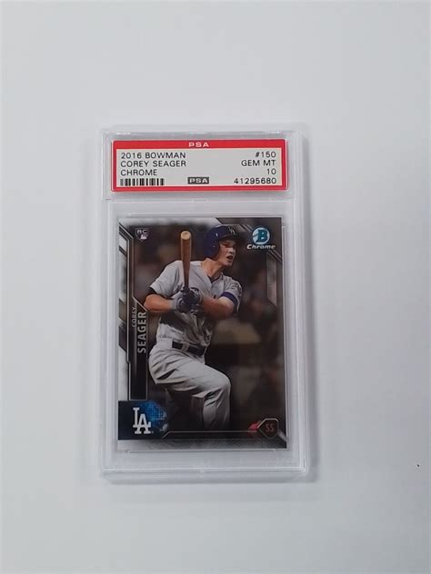 Corey Seager 2016 Bowman 150 Chrome PSA 10 Price Guide Sports Card