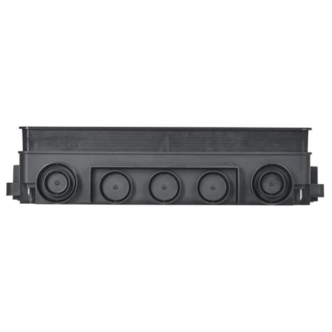 PRIMER Коробка напольная под лючок ONFLOOR 24 IEK (KNU-80-16-PA-9011 ...