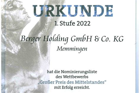 Stories - Berger Holding