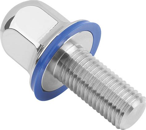 Stainless Steel Fully Threaded Hygienic Hex Head Bolt W Washer