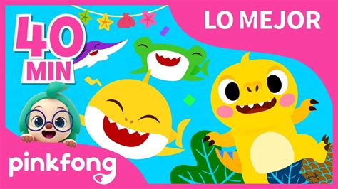 Canciones de Tiburón bebé y Dinosaurios Recopilación Pinkfong