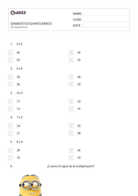 Multiplicando Fra Es Imprim Vel S Rie Planilhas Quizizz