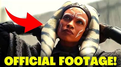 First Official Ahsoka Footage More Star Wars News