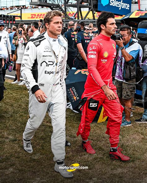 Motorsport Türkiye on Twitter BRAD PITT VE CARLOS SAINZ F1