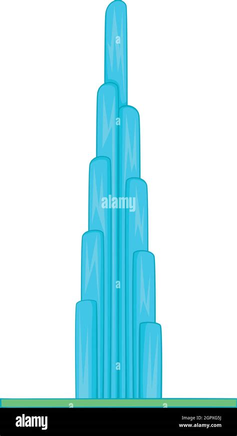 Burj Khalifa Dubai Exterior Stock Vector Images Alamy