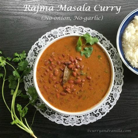 NO-ONION, NO-GARLIC RAJMA MASALA CURRY (PRESSURE COOKER/INSTANT POT ...