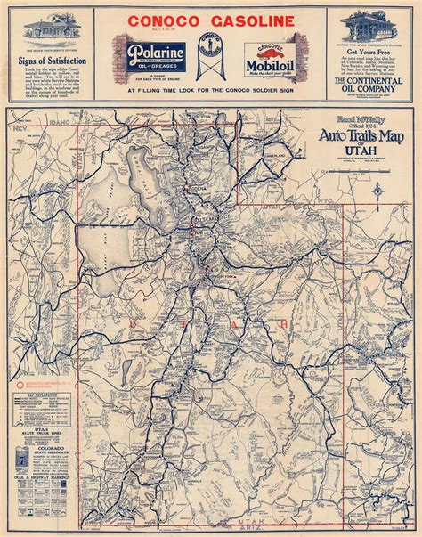 Auto Trails Map Of Geographicus Rare Antique Maps Off