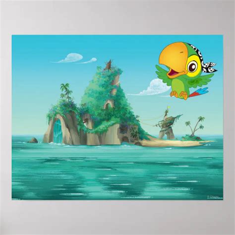 Jake and the Neverland Pirates | Skully Flying Poster | Zazzle